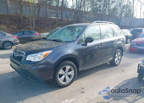 2015 Subaru Forester 2.5I z USA, uszkodzony, nr VIN JF2SJABCXFH599231